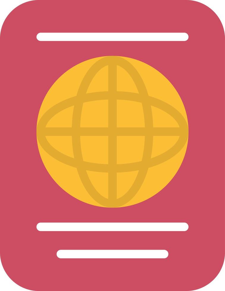 Passport Flat Icon vector