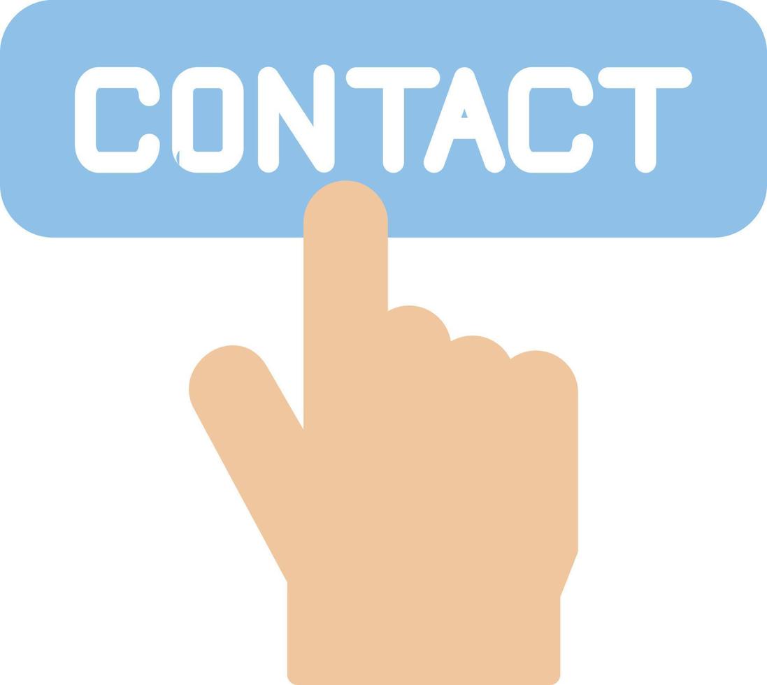 Contact Flat Icon vector