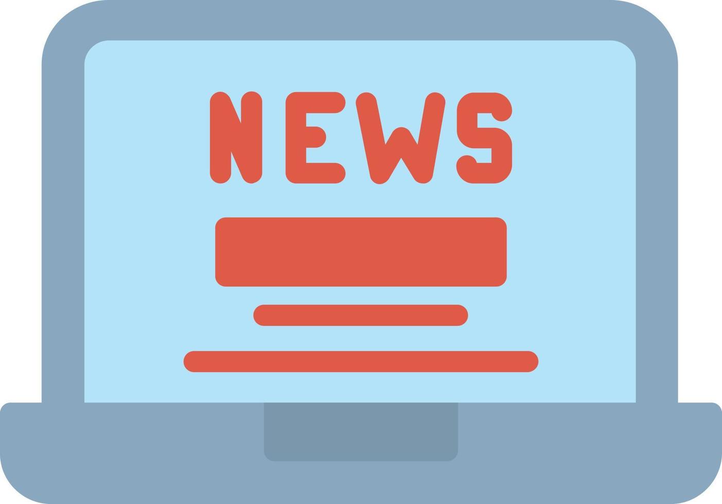 News Flat Icon vector