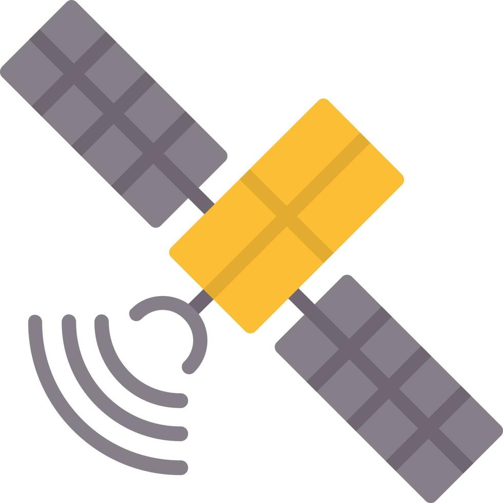 Satellite Flat Icon vector