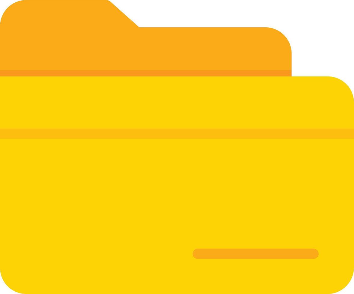 Folder Flat Icon vector