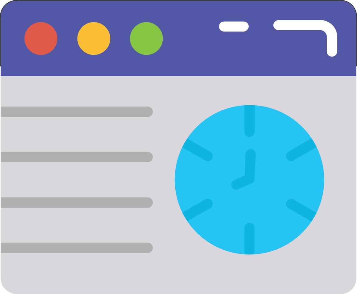 Web Browser Flat Icon vector