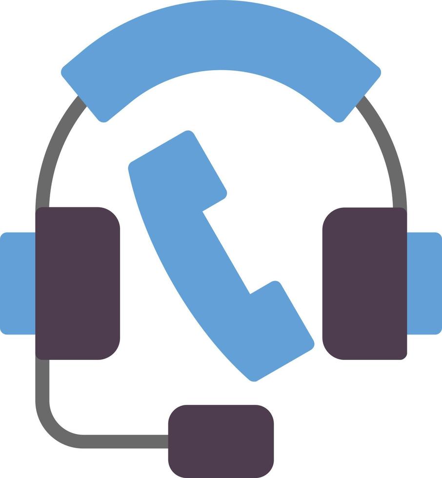 Call Center Flat Icon vector