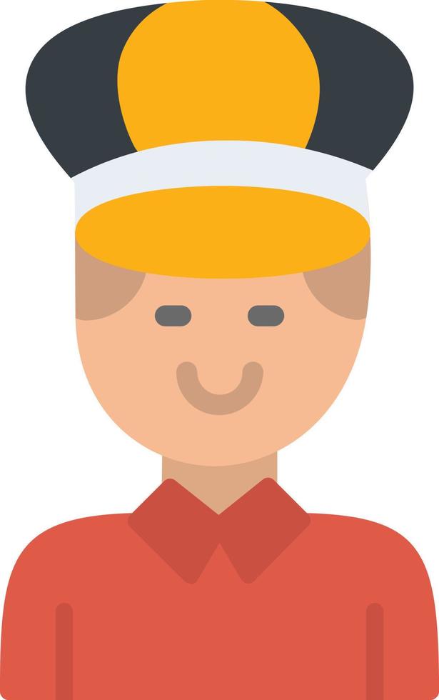 Chauffeur Flat Icon vector