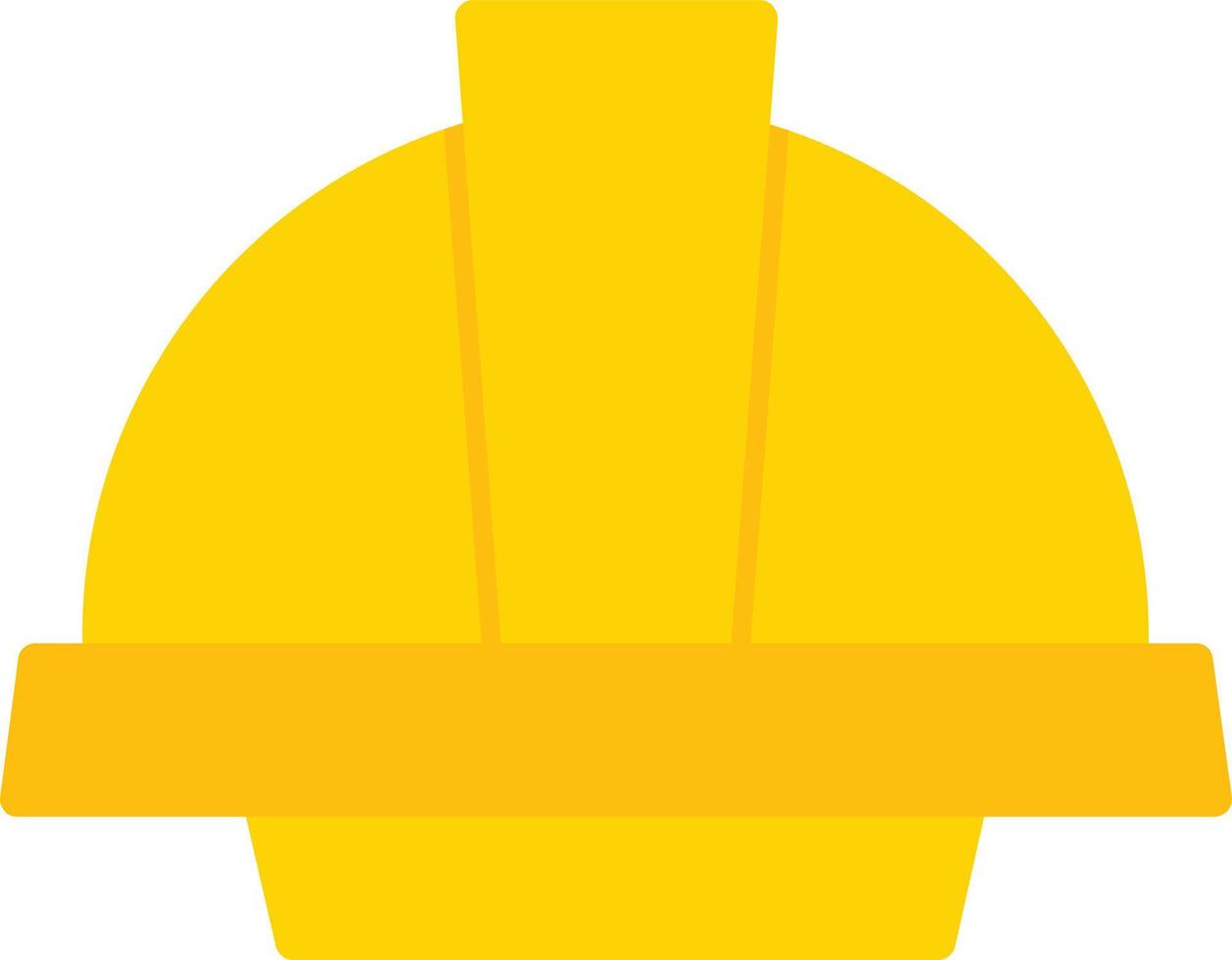 Hard Hat Flat Icon vector
