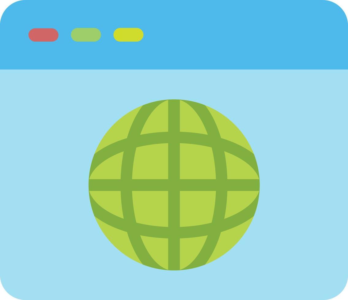 Web Browser Flat Icon vector