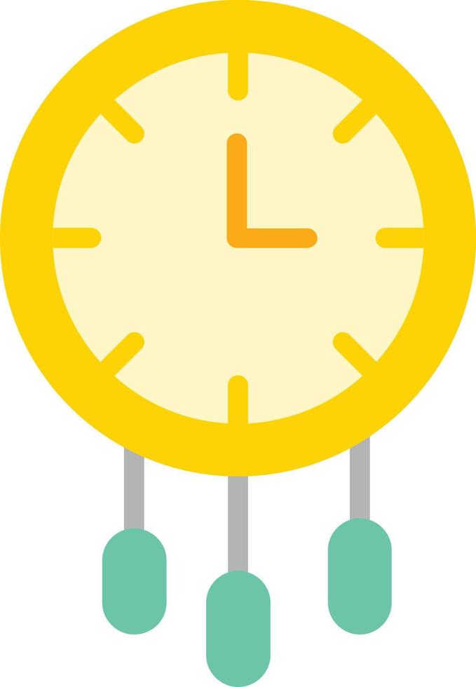 Clock Flat Icon vector