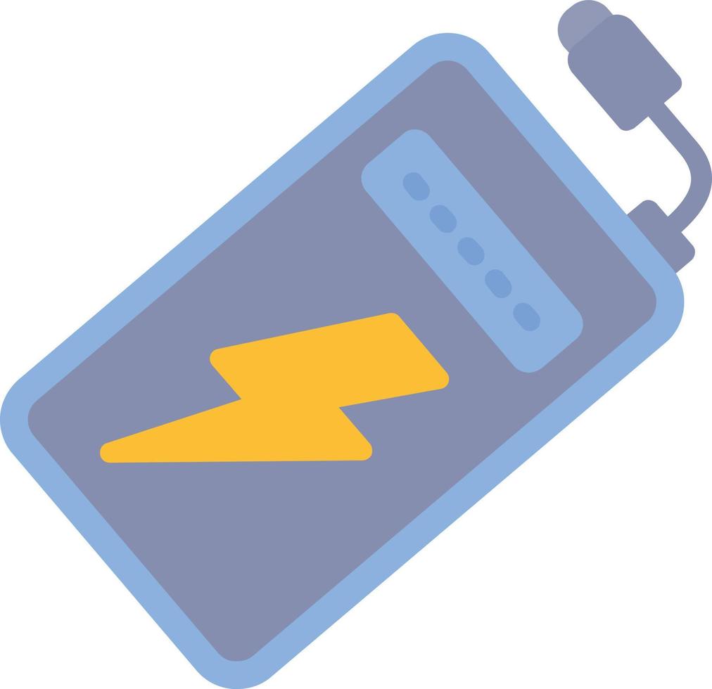 Power Bank Flat Icon vector