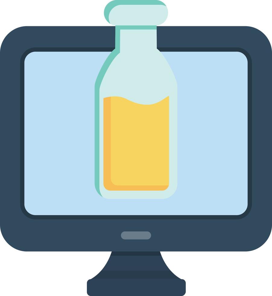 Bottle Flat Icon vector