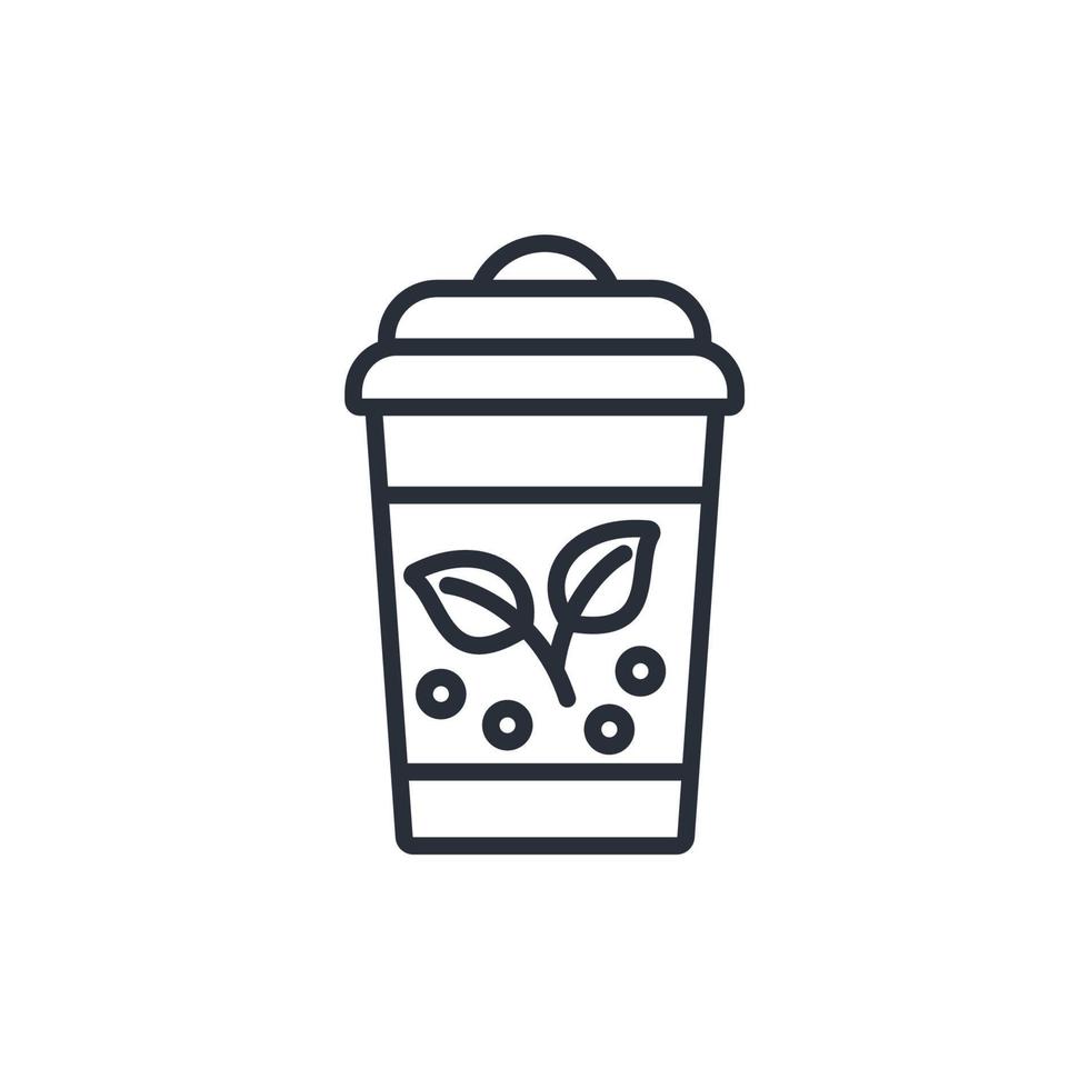 paper cup icons  symbol vector elements for infographic web