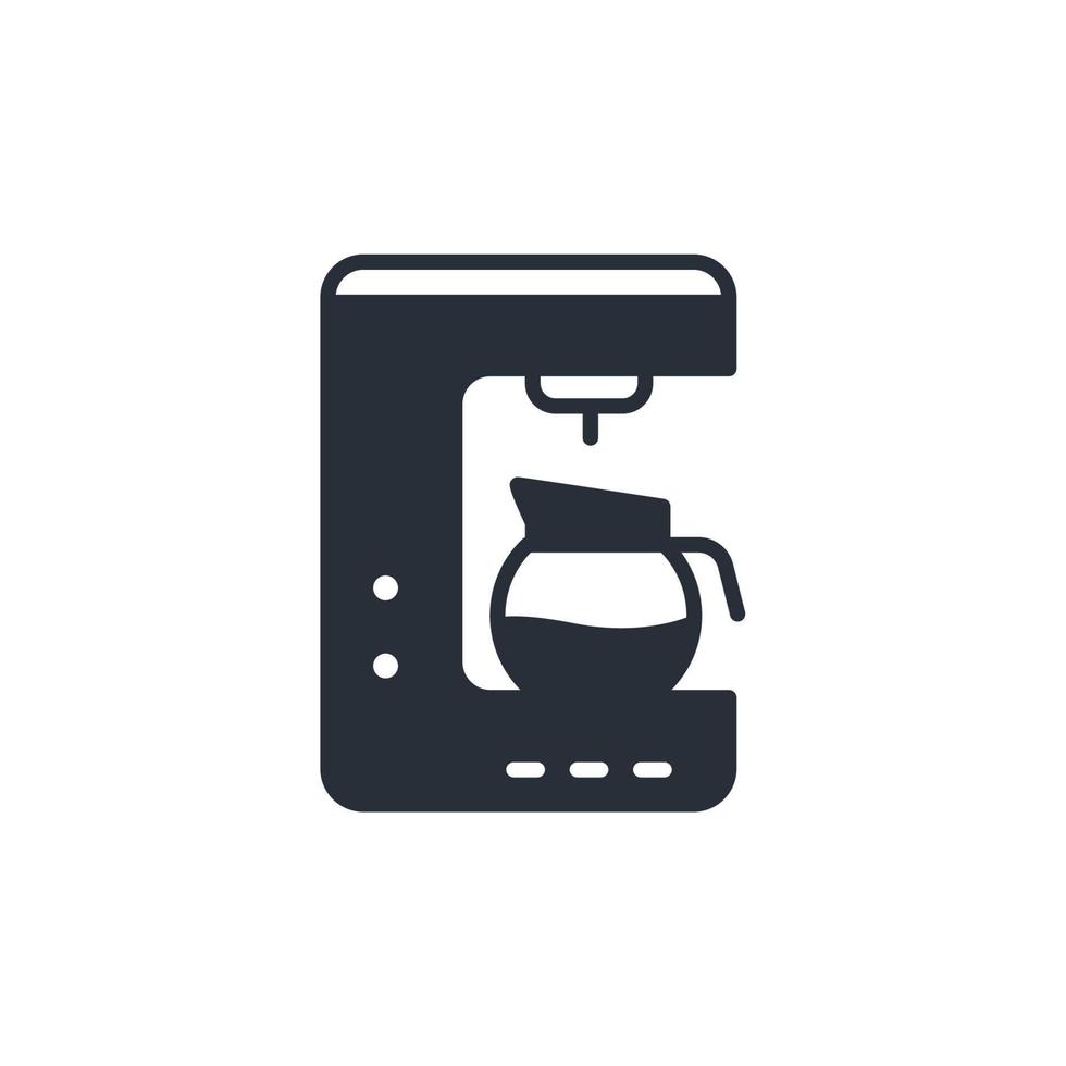 Coffee maker icons  symbol vector elements for infographic web