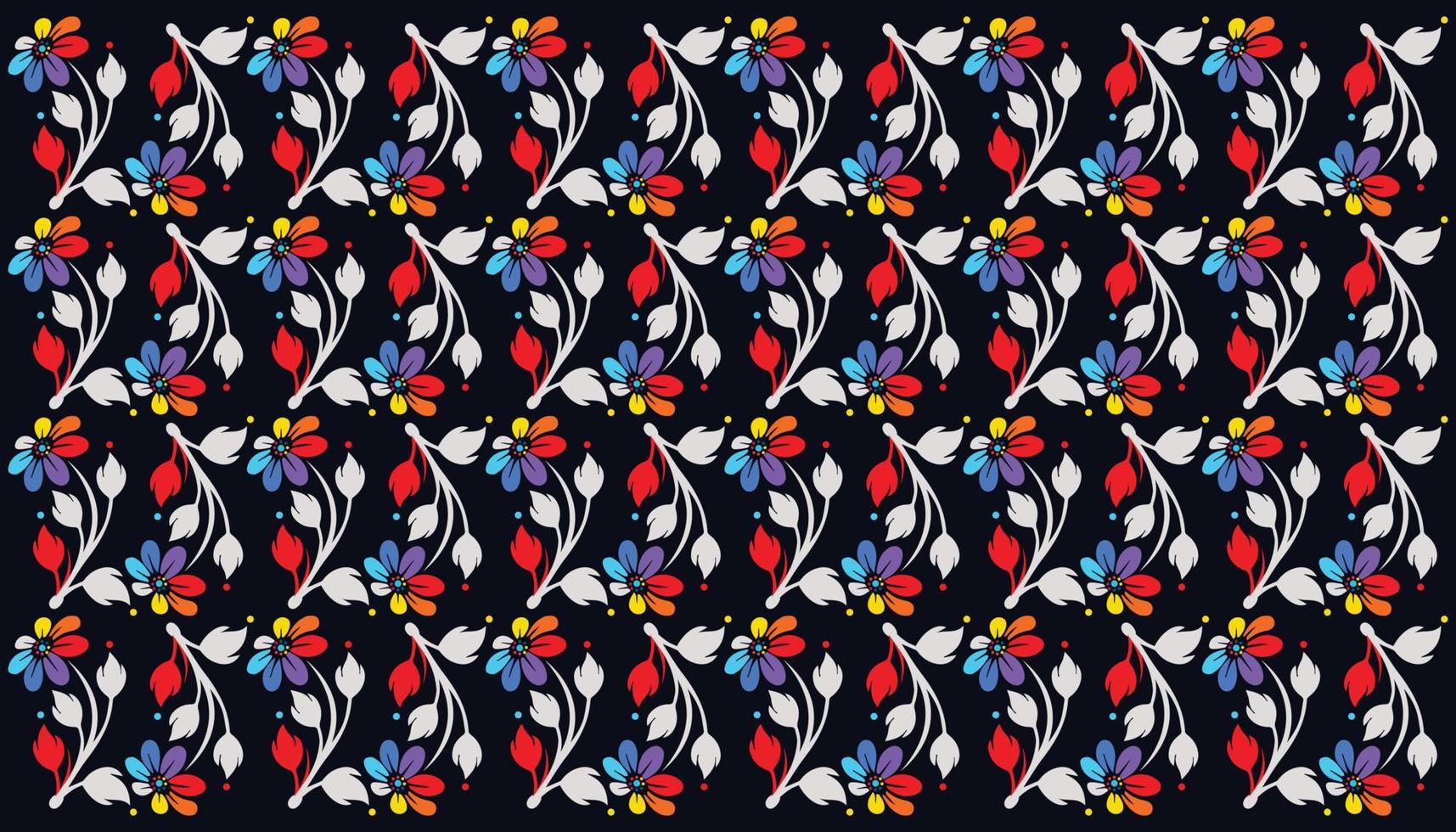 Painted flowers seamless vector background,repeating patterns,repeating patterns floral