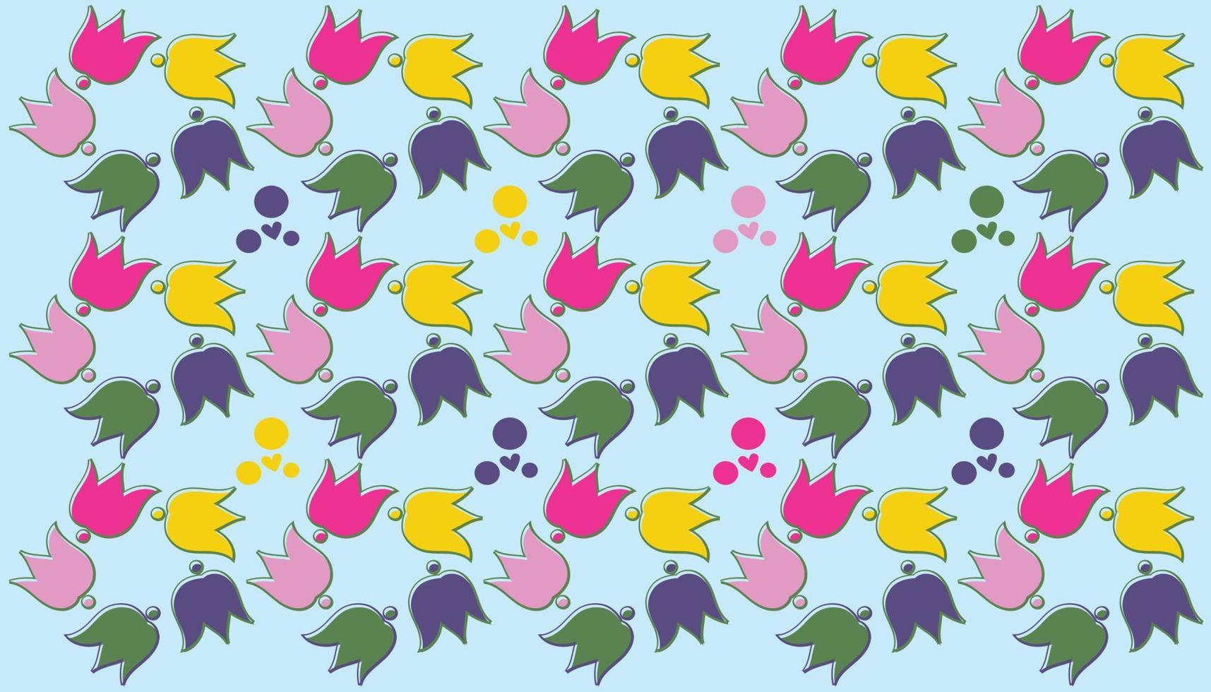 Painted flowers seamless vector background,repeating patterns,repeating patterns floral