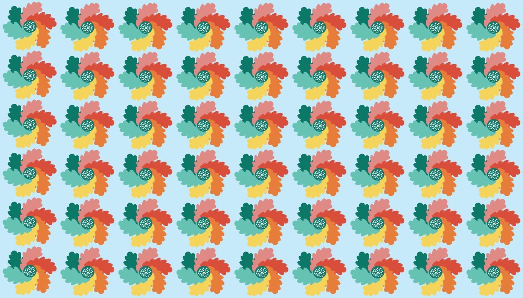 Painted flowers seamless vector background,repeating patterns,repeating patterns floral
