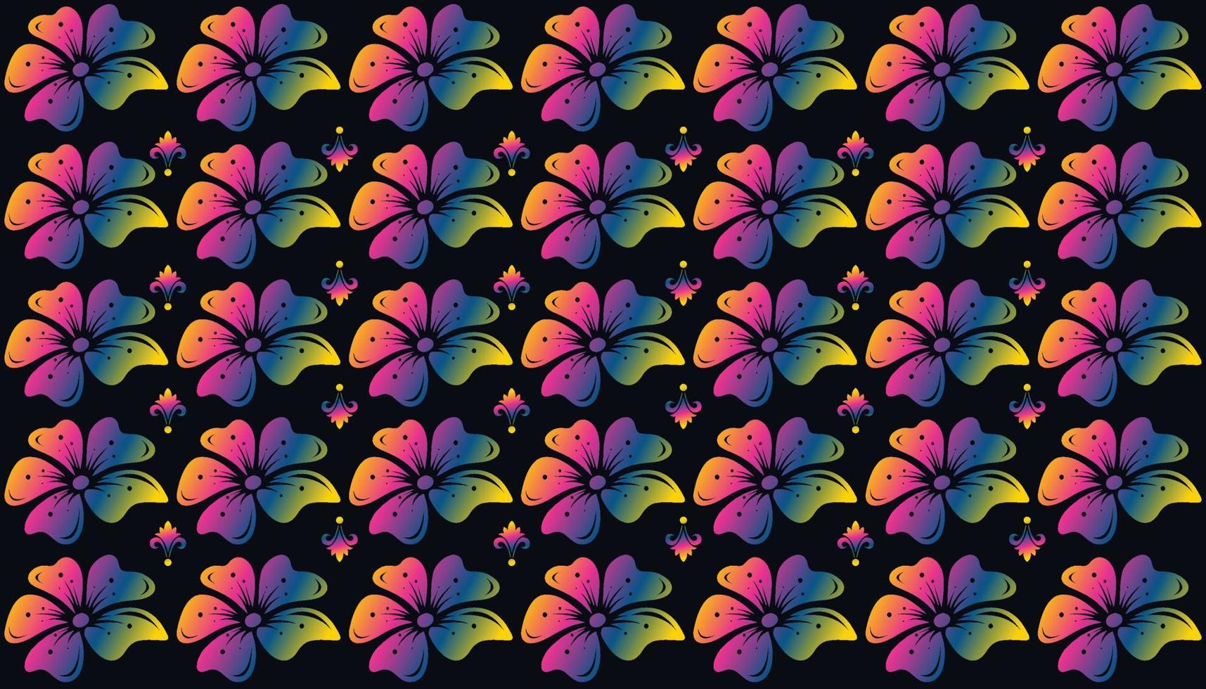Painted flowers seamless vector background,repeating patterns,repeating patterns floral