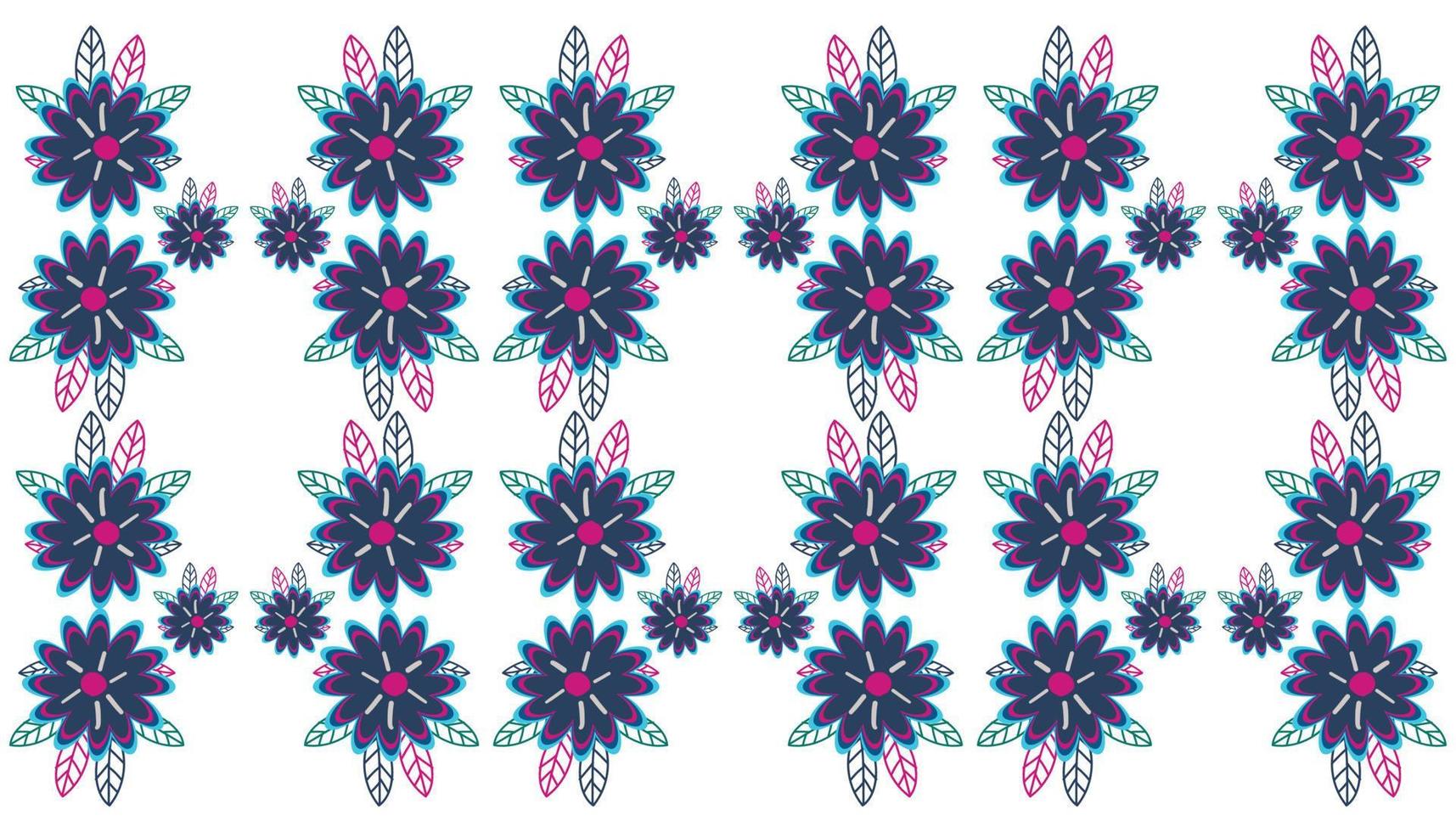 Painted flowers seamless vector background,repeating patterns,repeating patterns floral