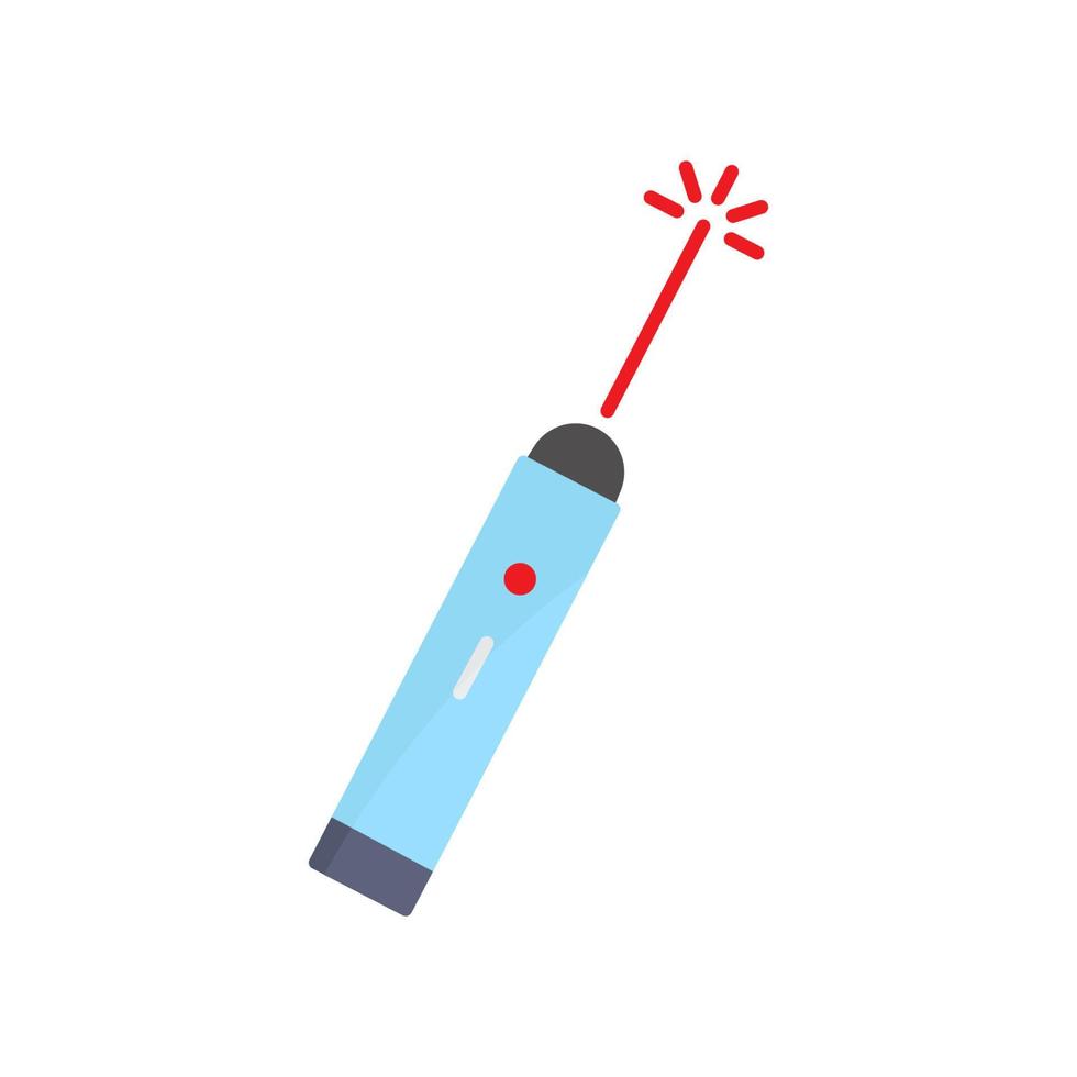 Pointer laser icon. Icon related to electronic, technology. Flat icon style. Simple design editable vector