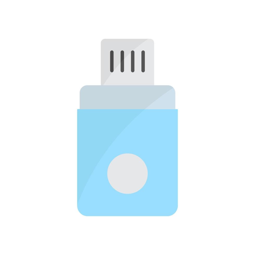 USB Flashdisk icon. Icon related to electronic, technology. Flat icon style. Simple design editable vector