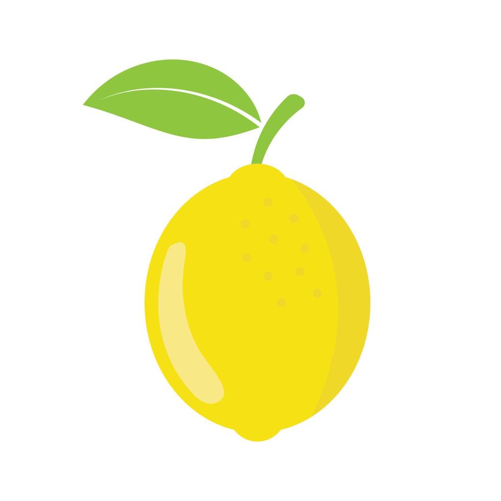 plantilla de diseño de vector de icono de limón