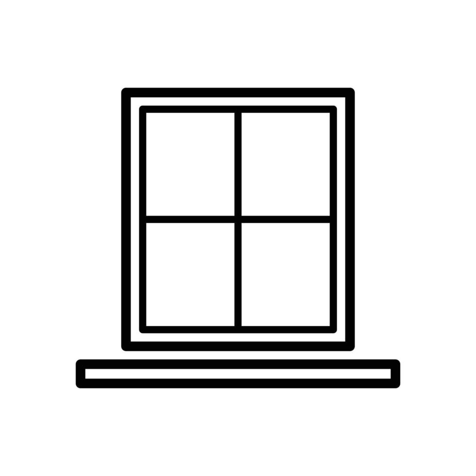 plantilla de diseño de vector de icono de ventana