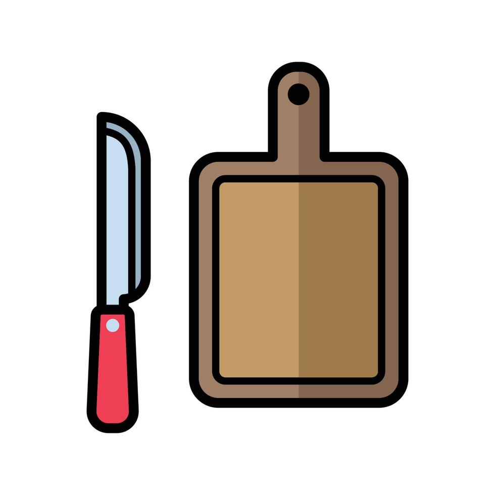 cutting board icon vector design template