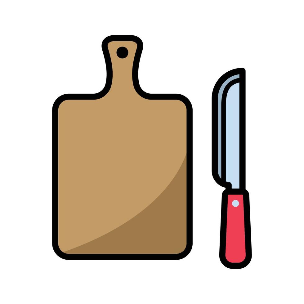 cutting board icon vector design template