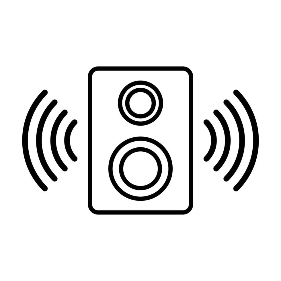 speaker icon vector design template