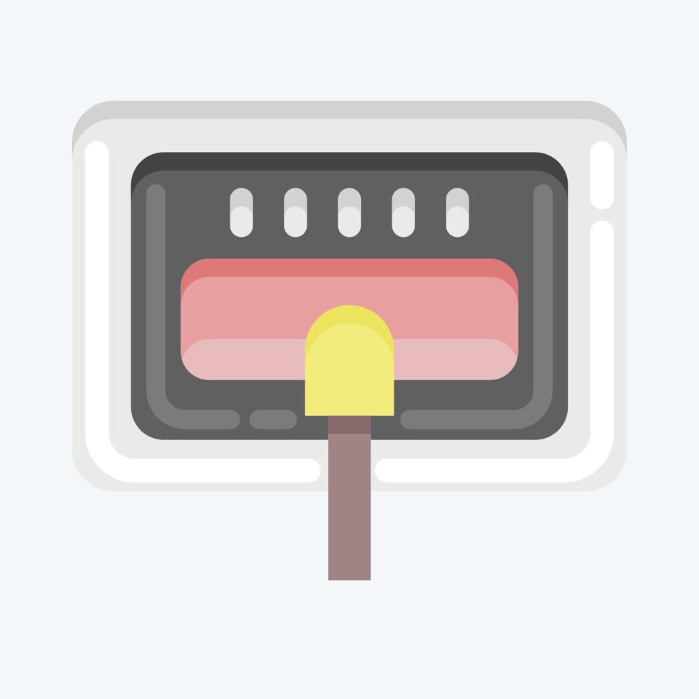 Icon Carpet Clean. related to Laundry symbol. flat style. simple design editable. simple illustration, good for prints vector