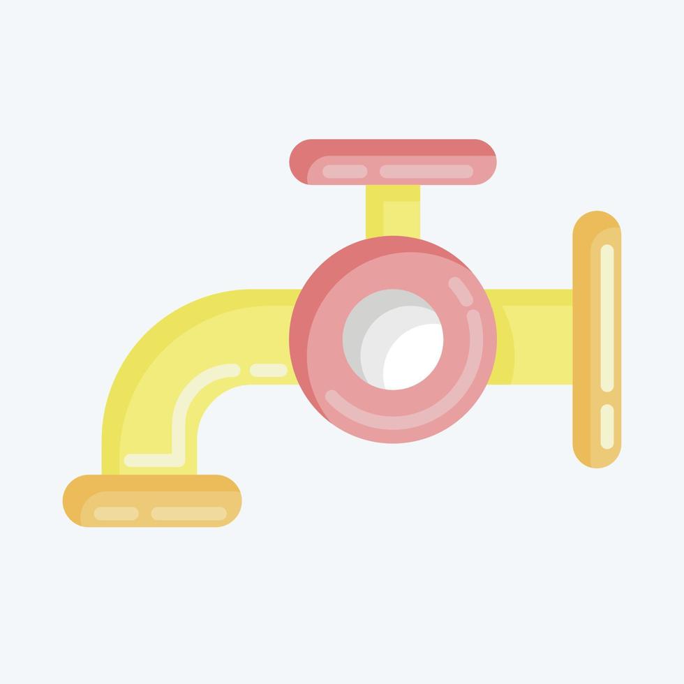 Icon Water. related to Laundry symbol. flat style. simple design editable. simple illustration, good for prints vector