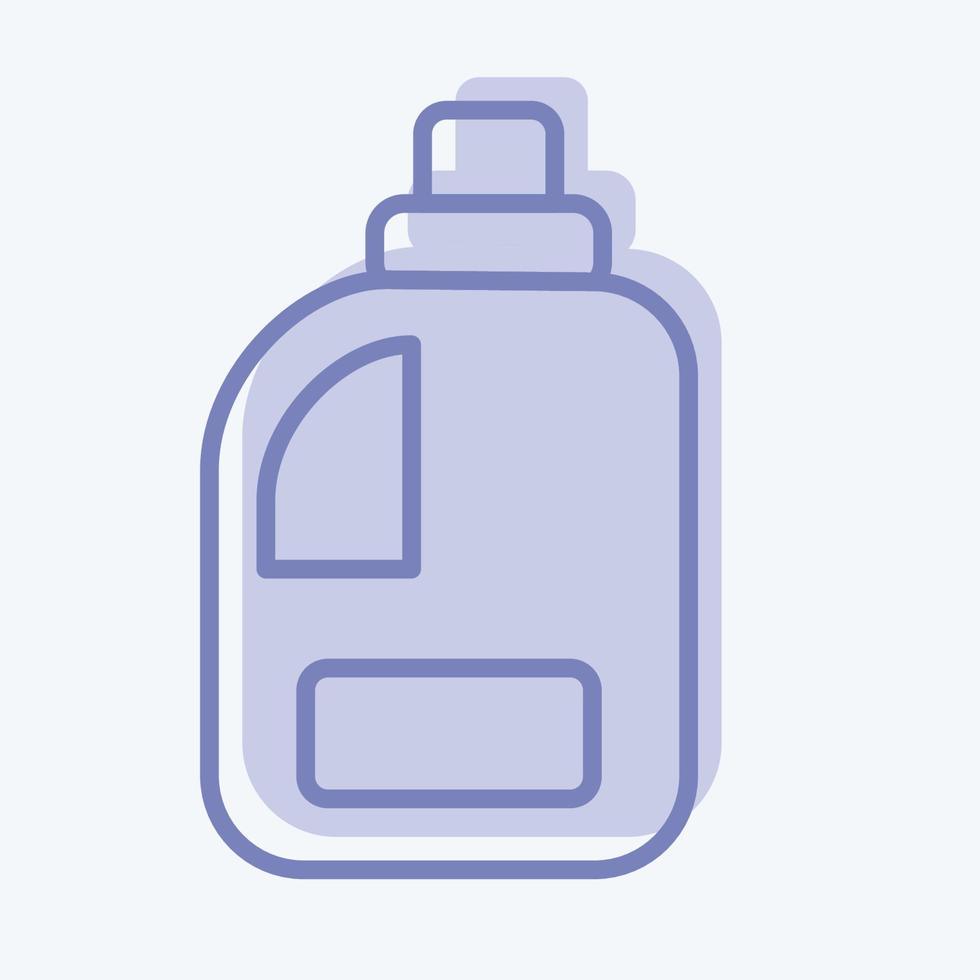 Icon Clean Product. related to Laundry symbol. two tone style. simple design editable. simple illustration, good for prints vector