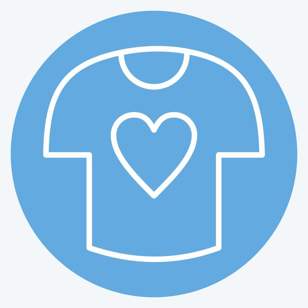 Icon Stai Removal. related to Laundry symbol. blue eyes style. simple design editable. simple illustration, good for prints vector