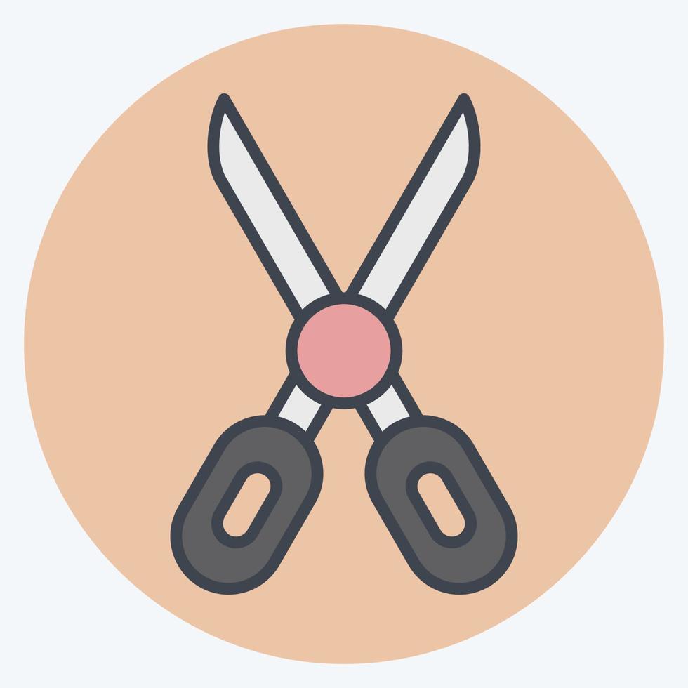 Icon Clothes Repair. related to Laundry symbol. color mate style. simple design editable. simple illustration, good for prints vector