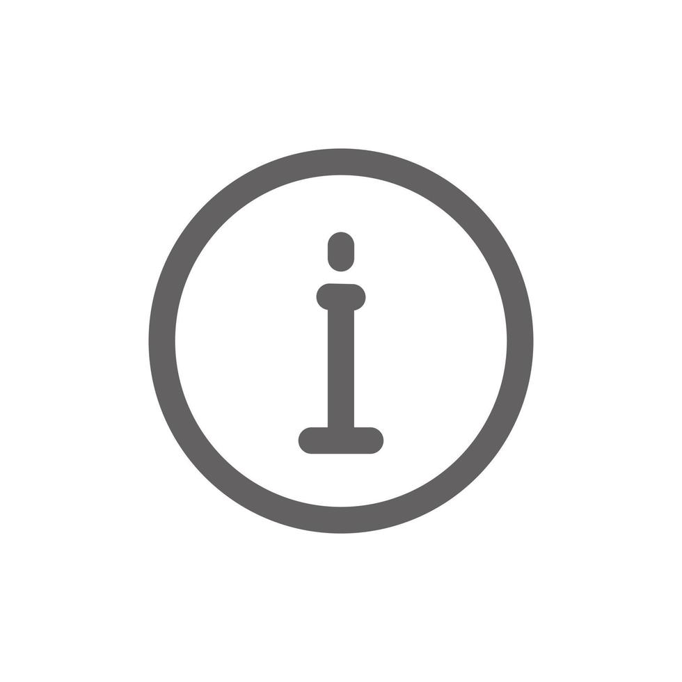 Information Center icon. Perfect for web design or user interface applications. vector sign and symbol