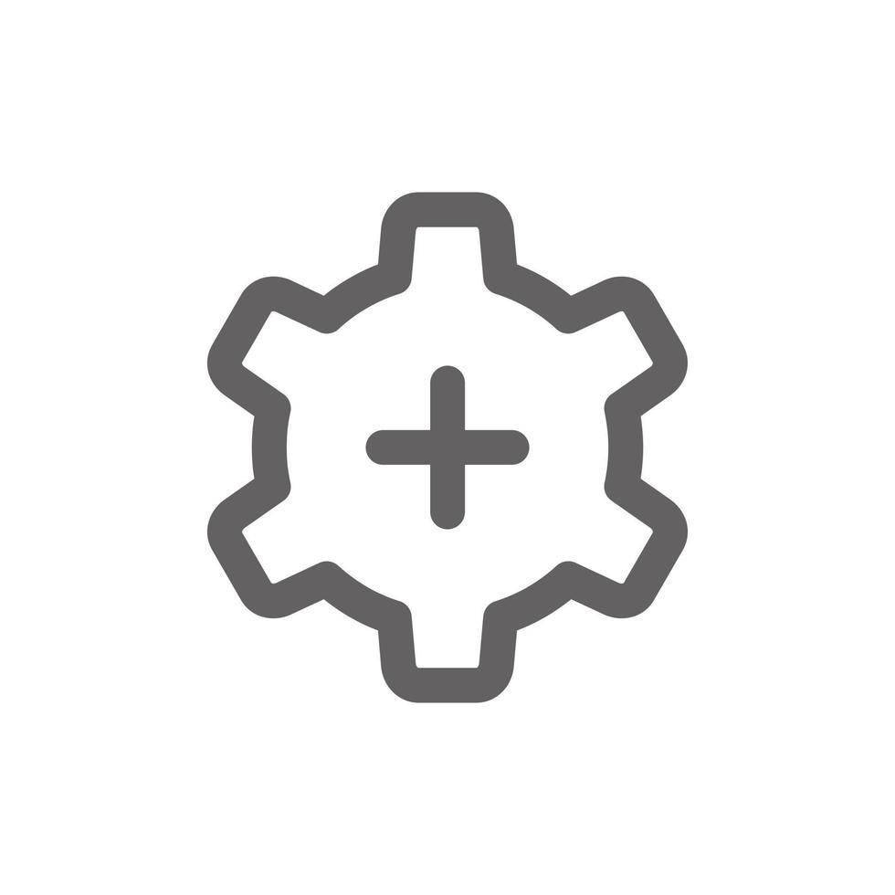 new settings icon. Perfect for web design or user interface applications. vector sign and symbol