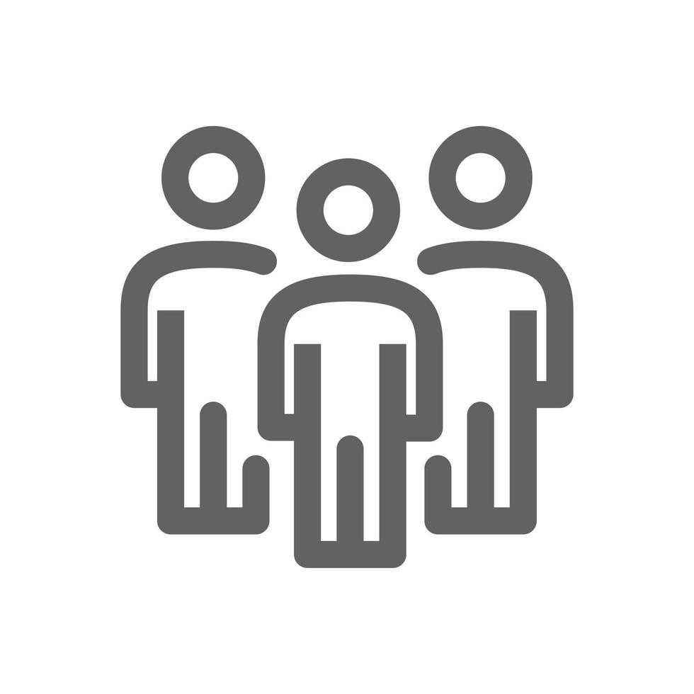 User group icon. perfect for web design or user interface applications. Simple vector illustration.