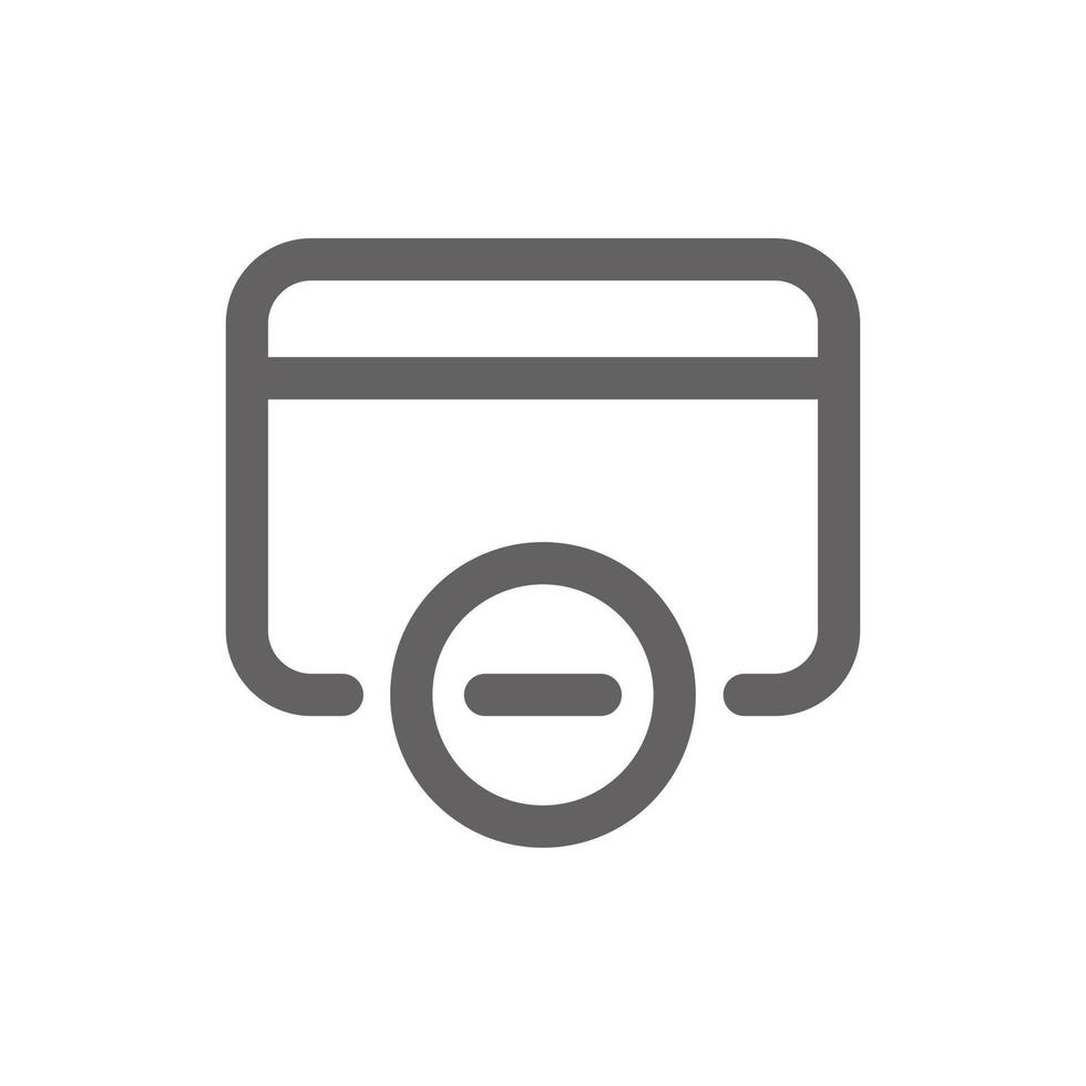 atm not working icon. Perfect for web design or payment applications. Simple vector illustration.