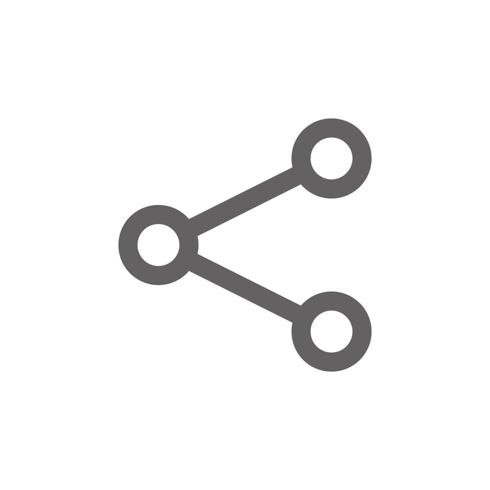share icon. Perfect for web design or user interface applications. Simple vector illustration.