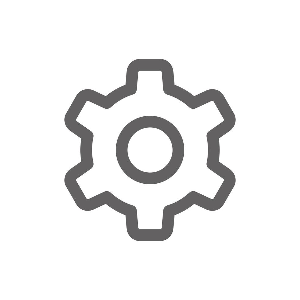 Setting icon. Perfect for web design or user interface applications. vector sign and symbol