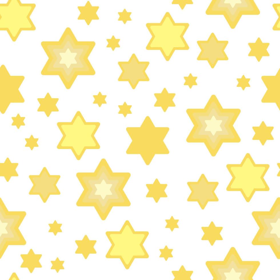 Star of David seamless pattern vector illustration