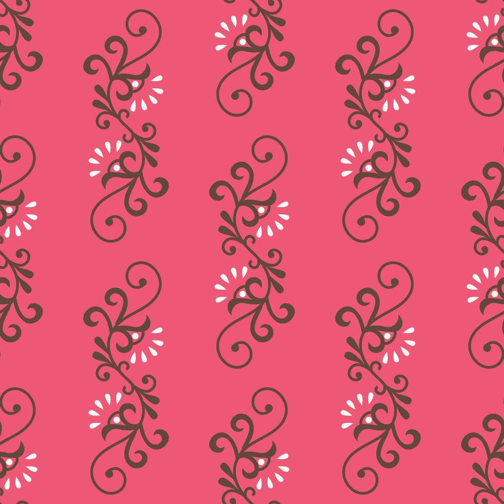 Floral Seamless vector illustration pattern background. Design for use all  over textile fabric print wrapping paper and others. Vintage spring flower  repeatable print design ready to print graphic 11387690 Vector Art at