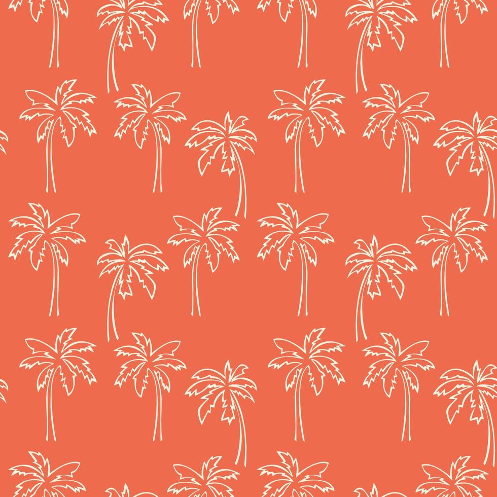 Tropical Exotic Palm tree plants seamless pattern. Design for use background Textile all over fabric print wrapping paper and others. vector