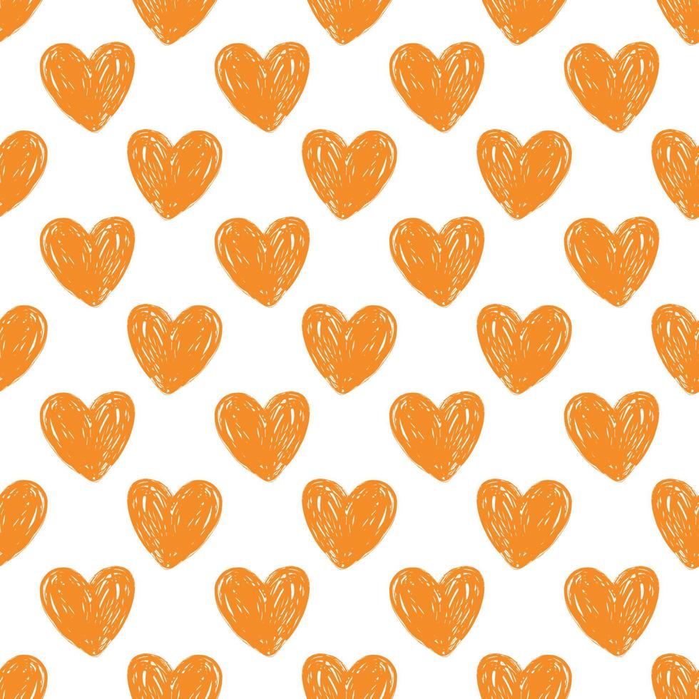 patrón de vector transparente abstracto de corazones de amor. diseño para uso textil de fondo en todo el papel de envoltura de impresión de tela y otros.