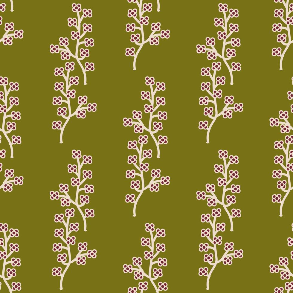 Floral Seamless vector illustration pattern background. Design for use all over textile fabric print wrapping paper and others. Vintage spring flower repeatable print design ready to print graphic
