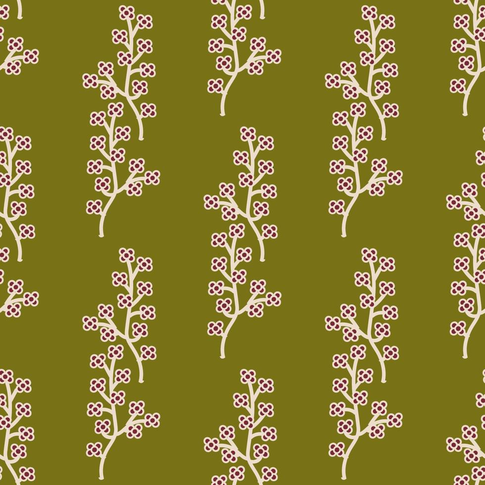 Floral Seamless vector illustration pattern background. Design for use all over textile fabric print wrapping paper and others. Vintage spring flower repeatable print design ready to print graphic