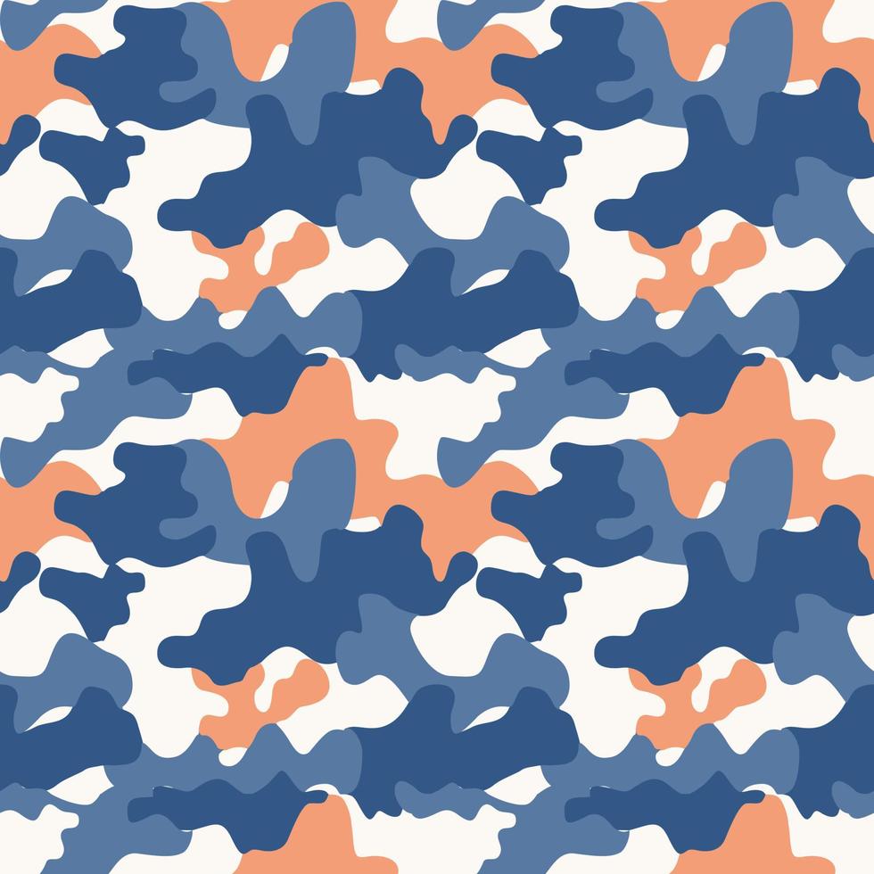 Texture military camouflage repeats seamless Vector Pattern For fabric, background, wallpaper and others