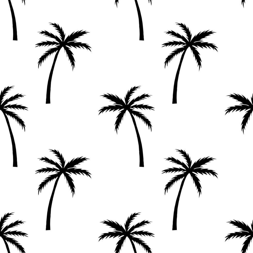 Tropical Exotic Palm tree plants seamless pattern. Design for use background Textile all over fabric print wrapping paper and others. vector