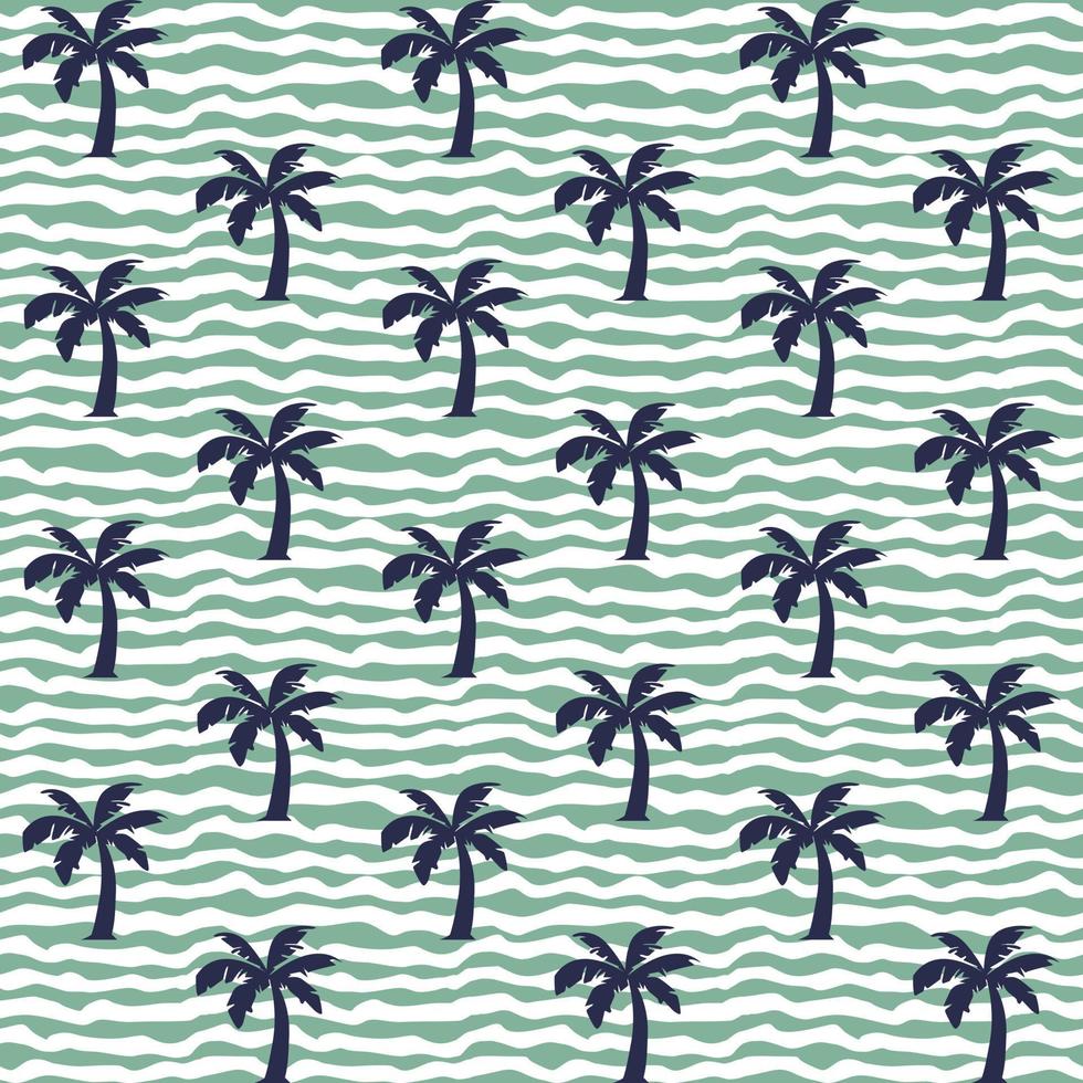 Tropical Exotic Palm tree plants seamless pattern. Design for use background Textile all over fabric print wrapping paper and others. vector