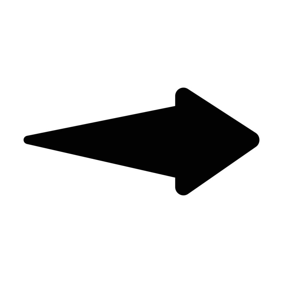 Black Arrow Right Icon vector