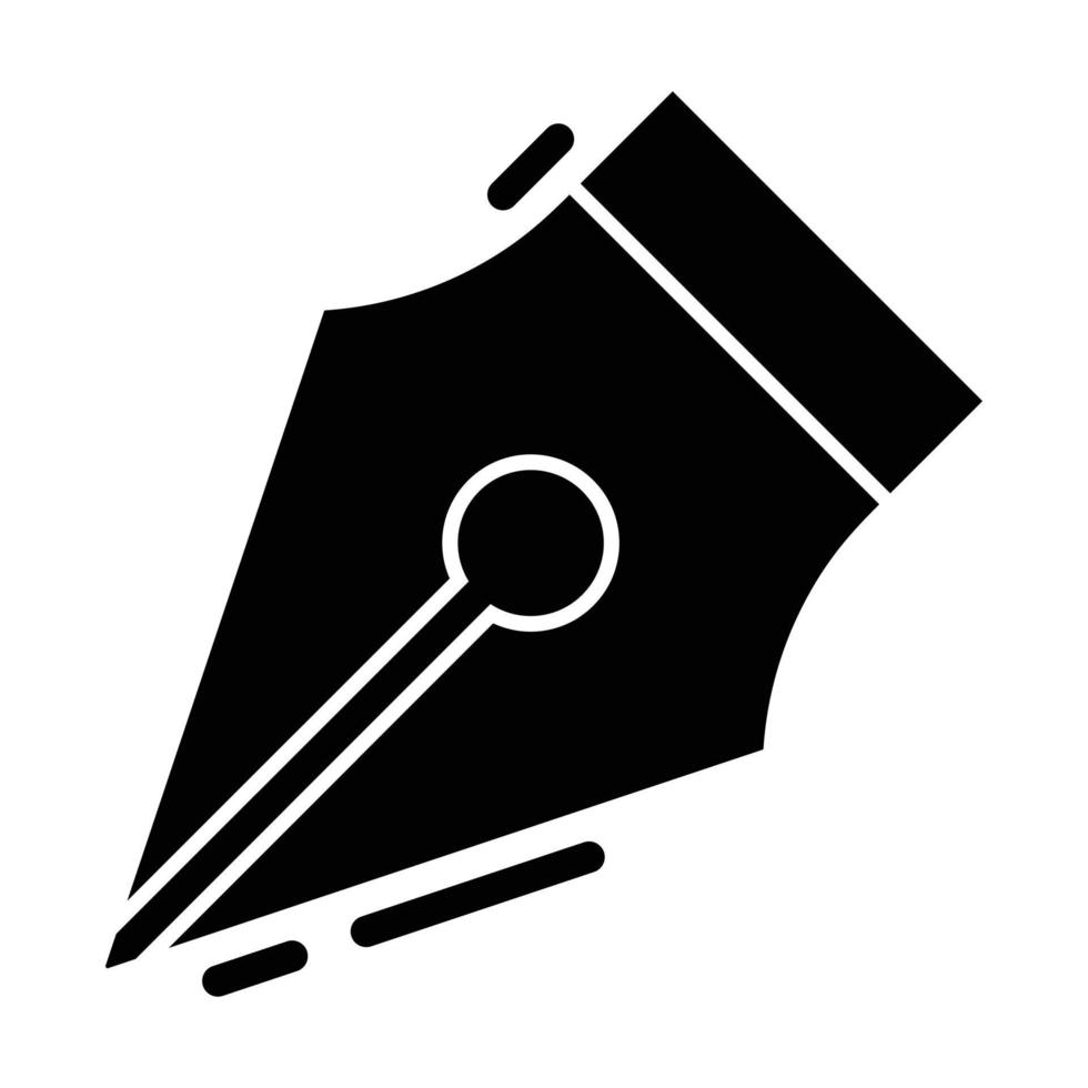 icono de herramienta de pluma vector