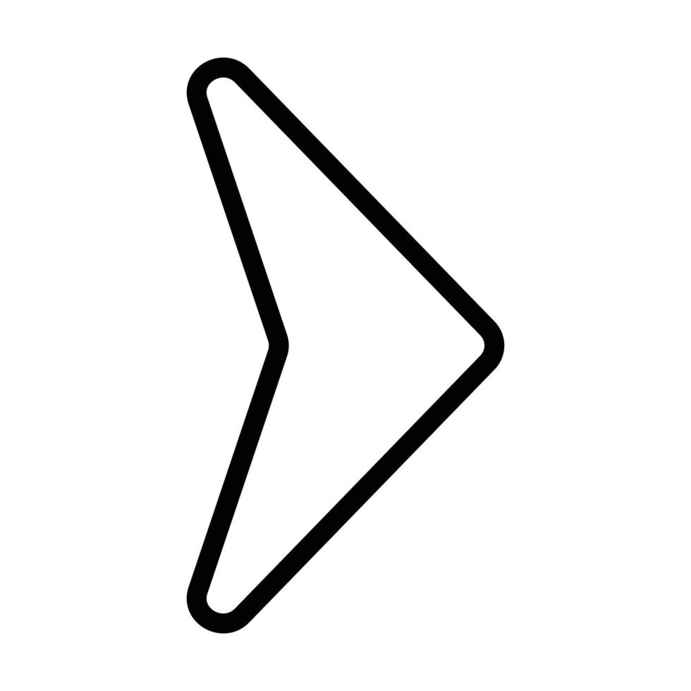 Line Arrow Right Icon vector